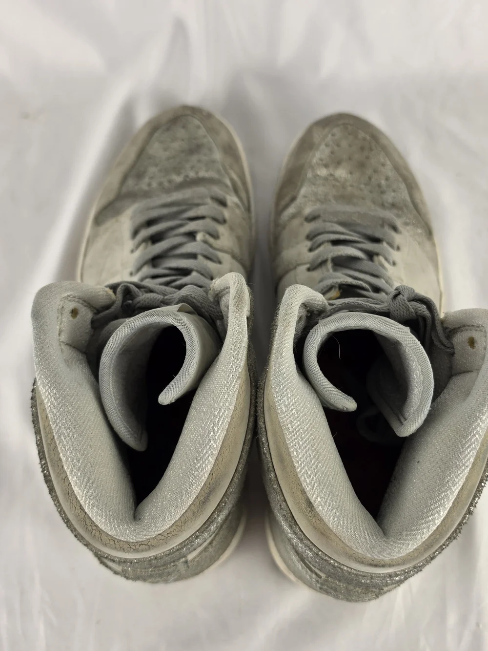 BEATERS 2009 Air Jordan 1 Retro “25th Silver Anniversary” Mens Size 9.5